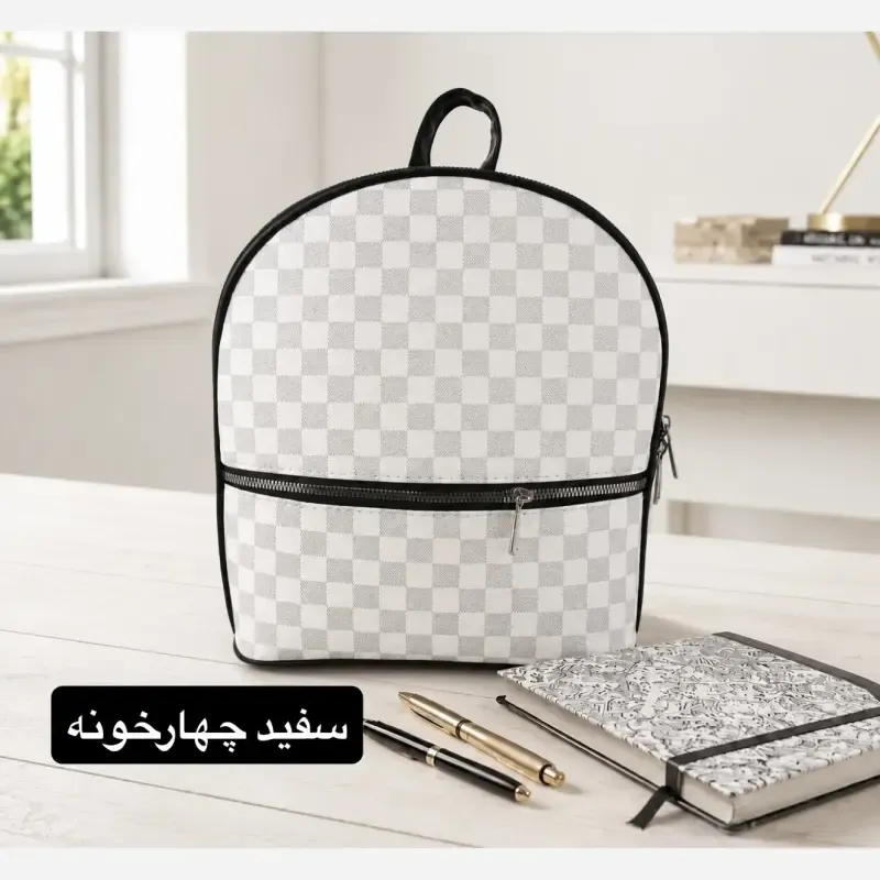 کوله پشتی چرم مصنوعی اسپرت و روزمره ابعاد 30 در 25 سانتیمتر - تصویر 10