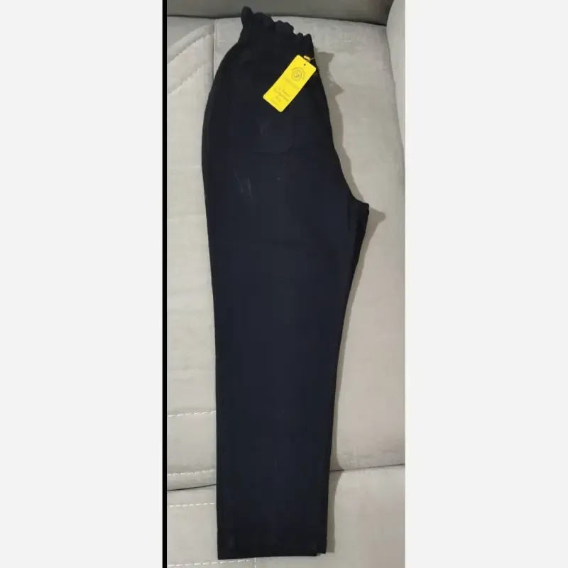 شلوار مام فیت جین کمر هویچی قد 90 رنگ برفی و مشکی سایز 38 تا 44 - تصویر 5