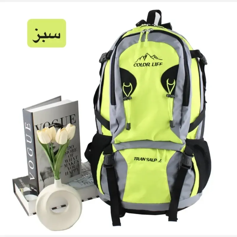 کوله پشتی مسافرتی و ورزشی پارچه ای چهار جیب بیرونی - تصویر 6