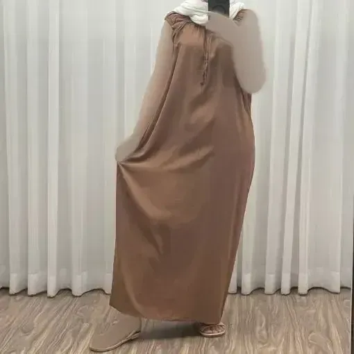 سارافون راحتی زنانه بلند نخی فری سایز مناسب تا سایز 54 - تصویر 3