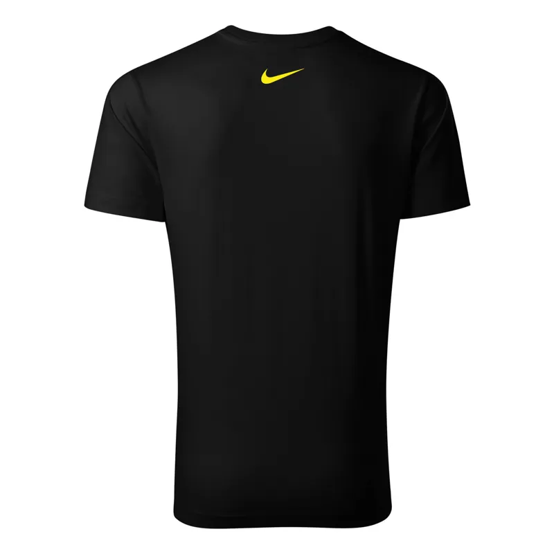 تیشرت یقه گرد مردانه مشکی طرح volleyball نخی اعلا - تصویر 2