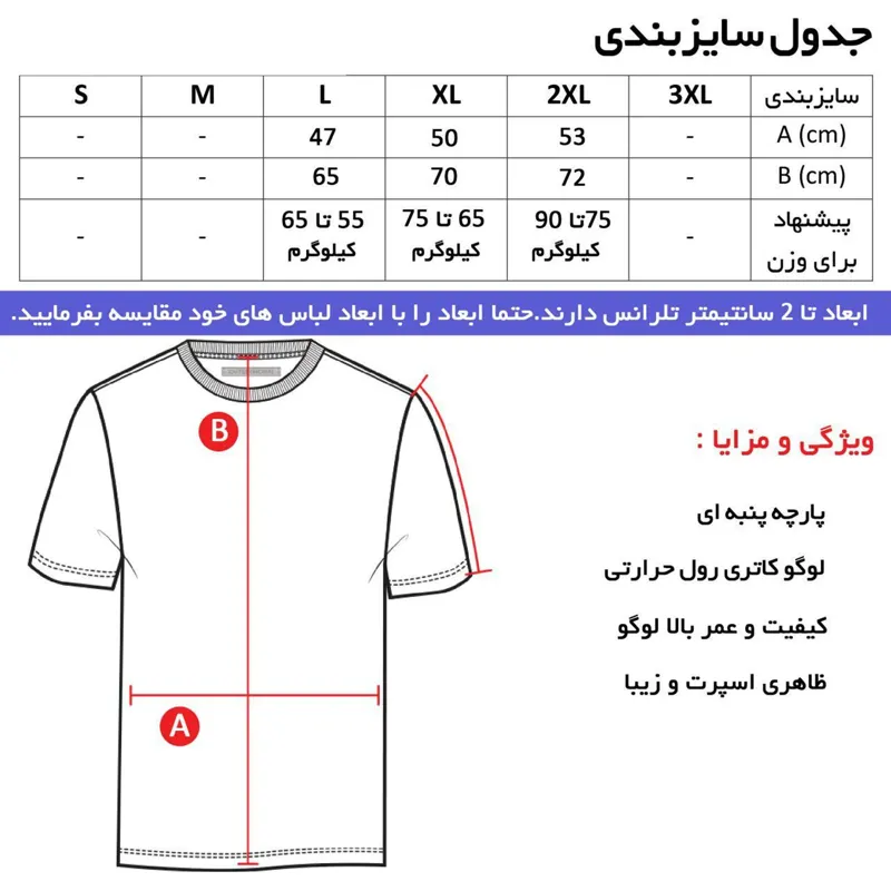 تیشرت یقه گرد مردانه مشکی نخی اعلا طرح نیسان مدل h574 - تصویر 3