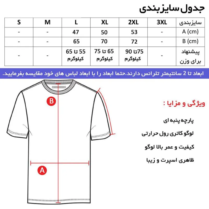 تیشرت آستین کوتاه مردانه مدل والیبال مشکی جنس نخ یقه گرد - تصویر 4